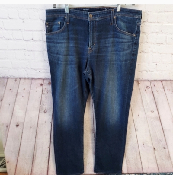 AG Adriano Goldschmied The Everett Slim Straight Jeans Size 38X32 - Picture 4 of 7